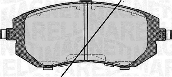 Magneti Marelli 363916060399 - Kit pastiglie freno, Freno a disco autozon.pro