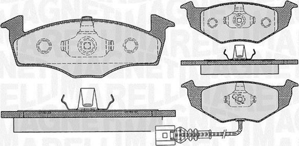 Magneti Marelli 363916060396 - Kit pastiglie freno, Freno a disco autozon.pro