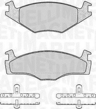 Magneti Marelli 363916060393 - Kit pastiglie freno, Freno a disco autozon.pro