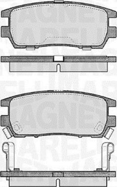 Magneti Marelli 363916060341 - Kit pastiglie freno, Freno a disco autozon.pro