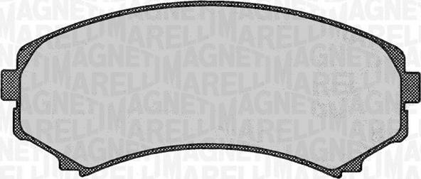 Magneti Marelli 363916060342 - Kit pastiglie freno, Freno a disco autozon.pro