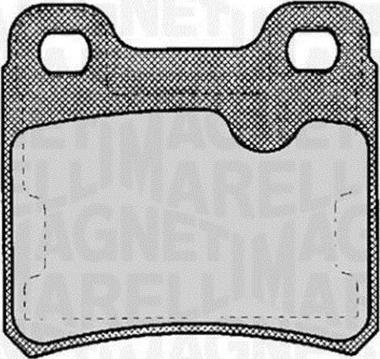 Magneti Marelli 363916060359 - Kit pastiglie freno, Freno a disco autozon.pro