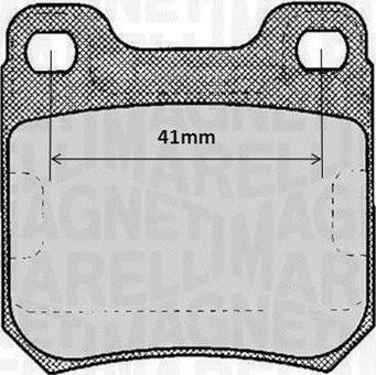 Magneti Marelli 363916060367 - Kit pastiglie freno, Freno a disco autozon.pro