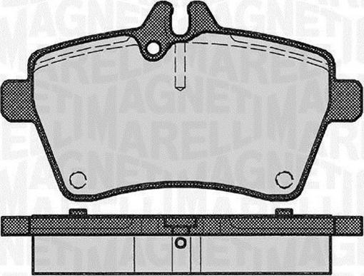 Magneti Marelli 363916060309 - Kit pastiglie freno, Freno a disco autozon.pro