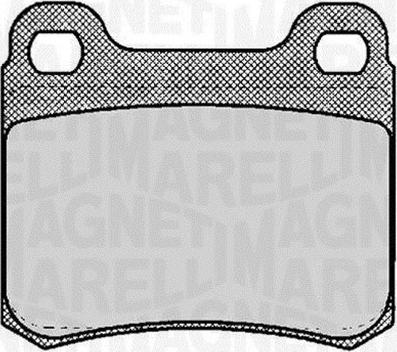 Magneti Marelli 363916060306 - Kit pastiglie freno, Freno a disco autozon.pro