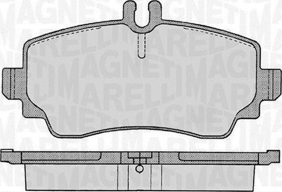 Magneti Marelli 363916060301 - Kit pastiglie freno, Freno a disco autozon.pro