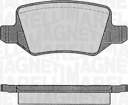 Magneti Marelli 363916060308 - Kit pastiglie freno, Freno a disco autozon.pro