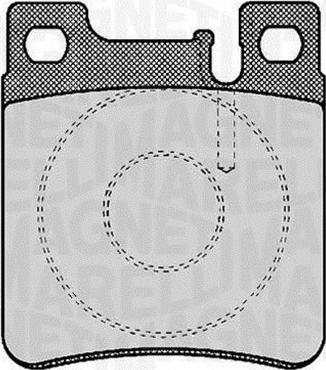 Magneti Marelli 363916060303 - Kit pastiglie freno, Freno a disco autozon.pro