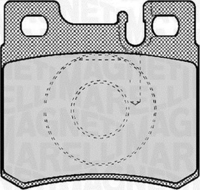 Magneti Marelli 363916060307 - Kit pastiglie freno, Freno a disco autozon.pro