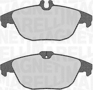 Magneti Marelli 363916060314 - Kit pastiglie freno, Freno a disco autozon.pro