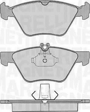 Magneti Marelli 363916060315 - Kit pastiglie freno, Freno a disco autozon.pro