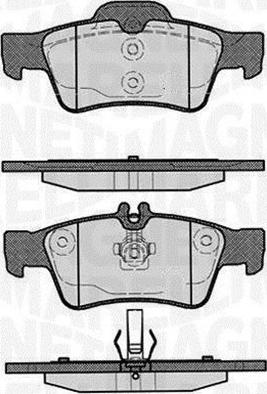 Magneti Marelli 363916060316 - Kit pastiglie freno, Freno a disco autozon.pro