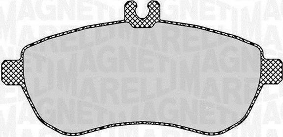 Magneti Marelli 363916060313 - Kit pastiglie freno, Freno a disco autozon.pro