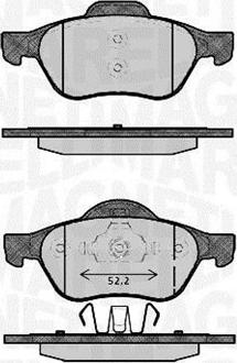 Magneti Marelli 363916060384 - Kit pastiglie freno, Freno a disco autozon.pro