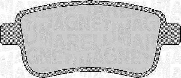 Magneti Marelli 363916060382 - Kit pastiglie freno, Freno a disco autozon.pro