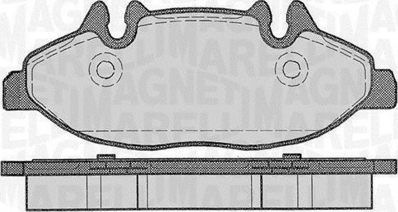 Magneti Marelli 363916060329 - Kit pastiglie freno, Freno a disco autozon.pro