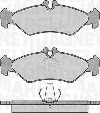 Magneti Marelli 363916060322 - Kit pastiglie freno, Freno a disco autozon.pro