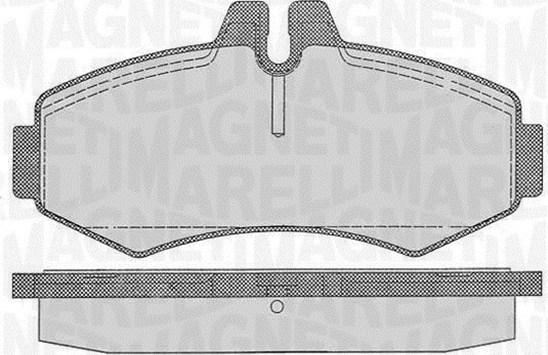 Magneti Marelli 363916060327 - Kit pastiglie freno, Freno a disco autozon.pro