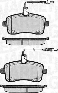 Magneti Marelli 363916060376 - Kit pastiglie freno, Freno a disco autozon.pro