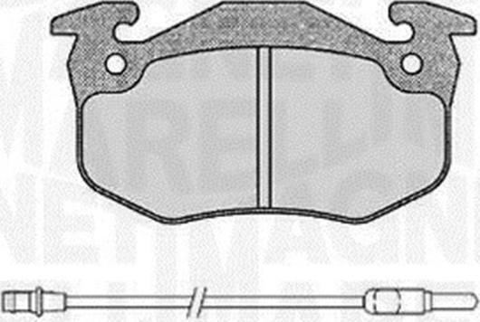 Magneti Marelli 363916060378 - Kit pastiglie freno, Freno a disco autozon.pro