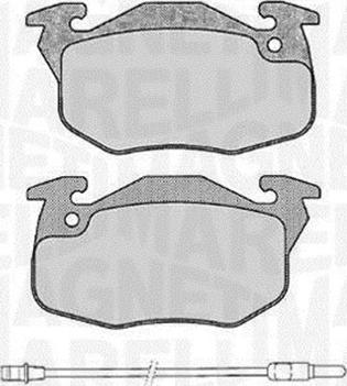 Magneti Marelli 363916060372 - Kit pastiglie freno, Freno a disco autozon.pro