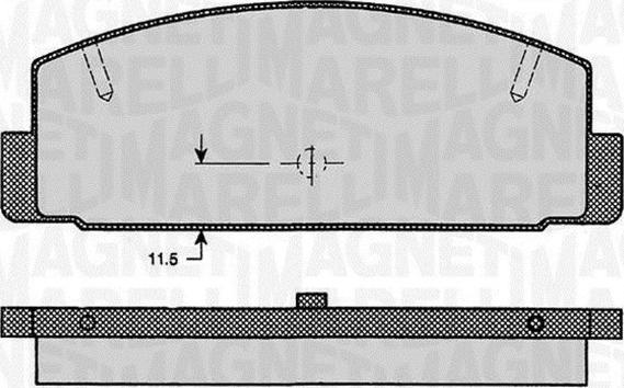 Magneti Marelli 363916060294 - Kit pastiglie freno, Freno a disco autozon.pro