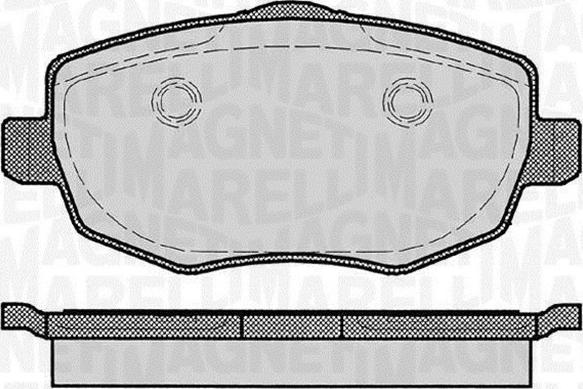 Magneti Marelli 363916060291 - Kit pastiglie freno, Freno a disco autozon.pro