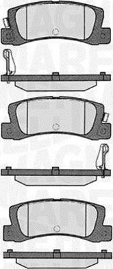 Magneti Marelli 363916060292 - Kit pastiglie freno, Freno a disco autozon.pro