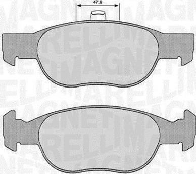 Magneti Marelli 363916060240 - Kit pastiglie freno, Freno a disco autozon.pro