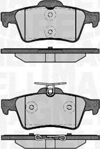 Magneti Marelli 363916060243 - Kit pastiglie freno, Freno a disco autozon.pro