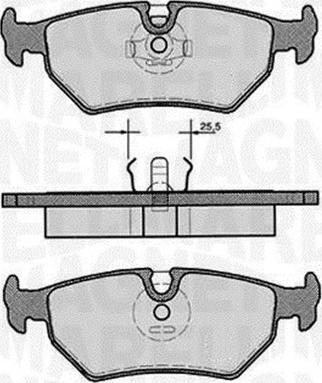 Magneti Marelli 363916060242 - Kit pastiglie freno, Freno a disco autozon.pro