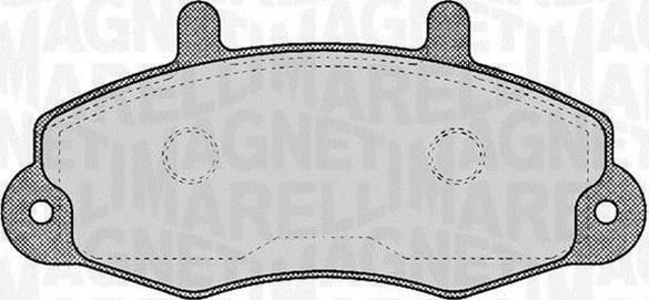 Magneti Marelli 363916060269 - Kit pastiglie freno, Freno a disco autozon.pro