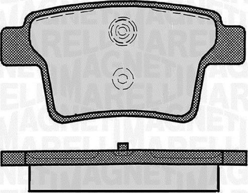 Magneti Marelli 363916060267 - Kit pastiglie freno, Freno a disco autozon.pro