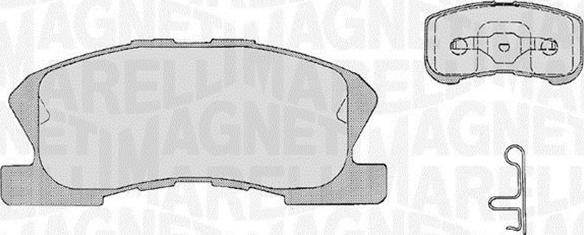 Magneti Marelli 363916060209 - Kit pastiglie freno, Freno a disco autozon.pro