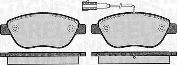 Magneti Marelli 363916060214 - Kit pastiglie freno, Freno a disco autozon.pro