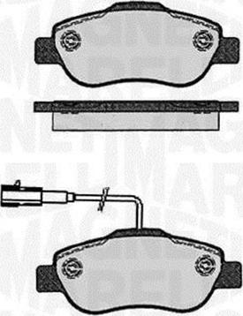 Magneti Marelli 363916060215 - Kit pastiglie freno, Freno a disco autozon.pro