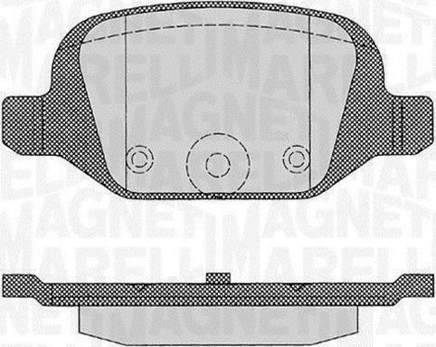 Magneti Marelli 363916060216 - Kit pastiglie freno, Freno a disco autozon.pro