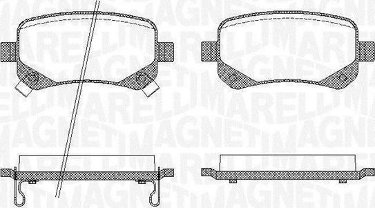 Magneti Marelli 363916060210 - Kit pastiglie freno, Freno a disco autozon.pro