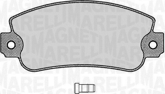 Magneti Marelli 363916060212 - Kit pastiglie freno, Freno a disco autozon.pro