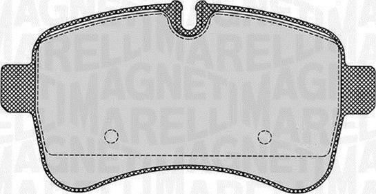 Magneti Marelli 363916060284 - Kit pastiglie freno, Freno a disco autozon.pro