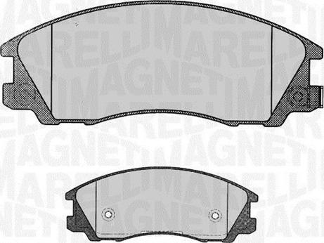 Magneti Marelli 363916060282 - Kit pastiglie freno, Freno a disco autozon.pro