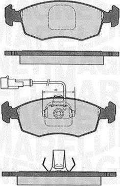 Magneti Marelli 363916060232 - Kit pastiglie freno, Freno a disco autozon.pro