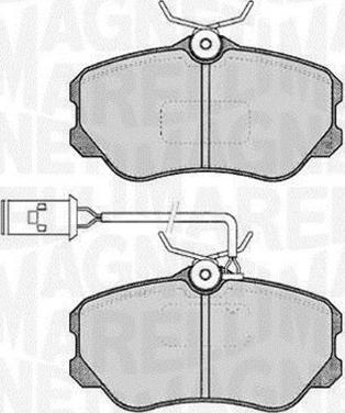 Magneti Marelli 363916060226 - Kit pastiglie freno, Freno a disco autozon.pro