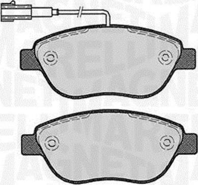 Magneti Marelli 363916060221 - Kit pastiglie freno, Freno a disco autozon.pro