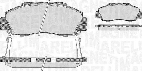 Magneti Marelli 363916060274 - Kit pastiglie freno, Freno a disco autozon.pro