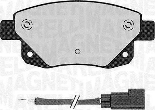 Magneti Marelli 363916060273 - Kit pastiglie freno, Freno a disco autozon.pro