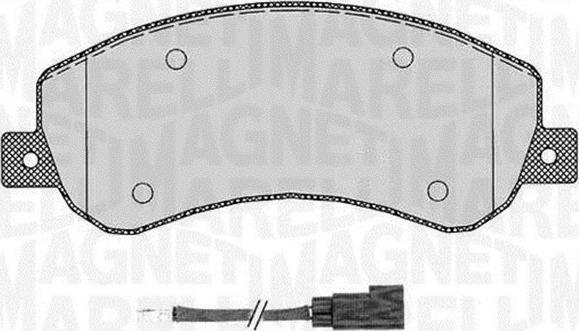 Magneti Marelli 363916060272 - Kit pastiglie freno, Freno a disco autozon.pro