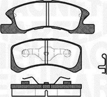 Magneti Marelli 363916060791 - Kit pastiglie freno, Freno a disco autozon.pro