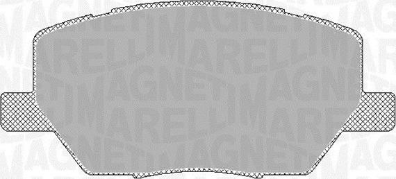 Magneti Marelli 363916060793 - Kit pastiglie freno, Freno a disco autozon.pro