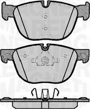 Magneti Marelli 363916060760 - Kit pastiglie freno, Freno a disco autozon.pro